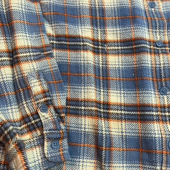 American Eagle Flannel Jacket Mens Shacket Grunge Skater Med 90s Y2K Outdoor - Picture 6 of 11